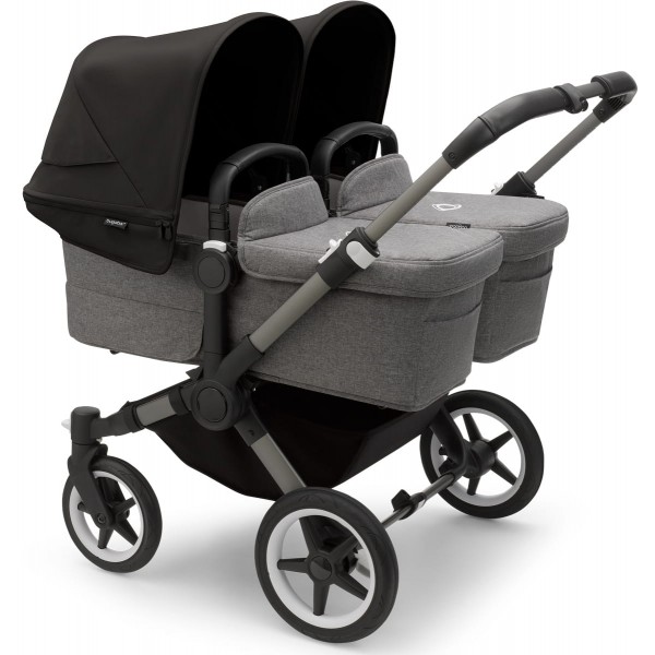 Bugaboo Donkey 5 Twin Graphite/Grey Melange | Grey Melange