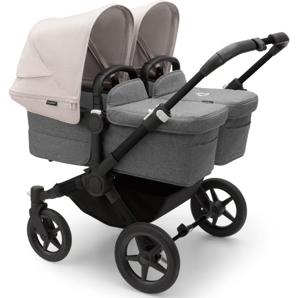 Bugaboo Donkey 5 Twin Grey/Black | Misty White