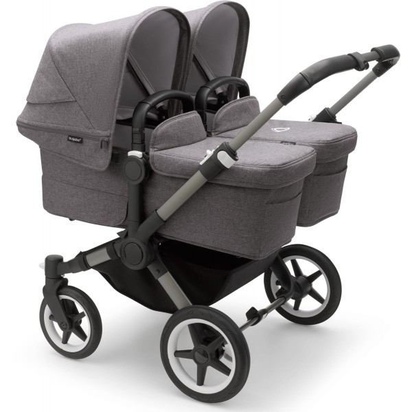 Bugaboo Donkey 5 Twin Complete Grey Melange | Grey Melange