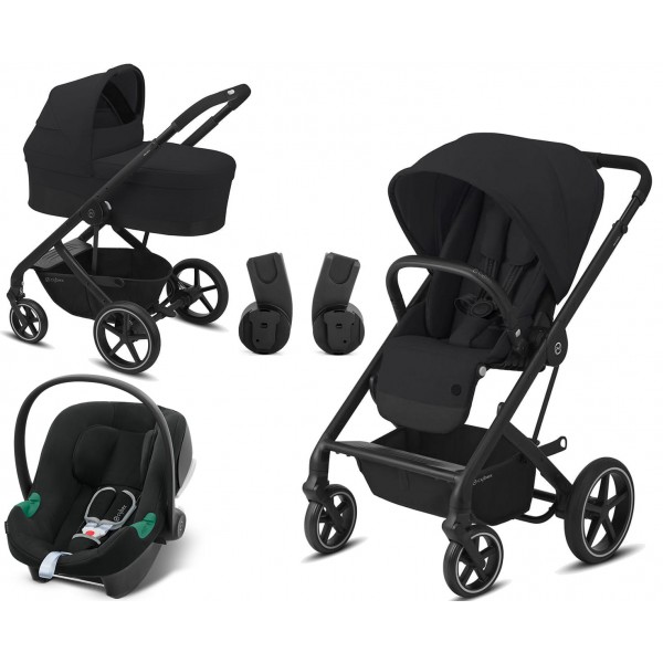 Cybex Balios S XXL komplet | BLK Deep Black + Aton B i-Size