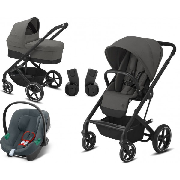 Cybex Balios S XXL komplet | BLK Soho Grey + Aton B