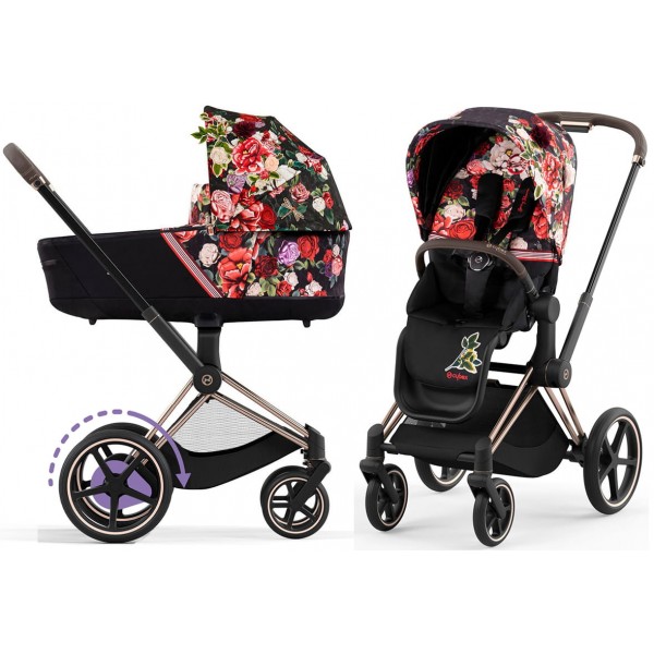 Cybex ePRIAM 4.0 Komplet | Spring Blossom Dark