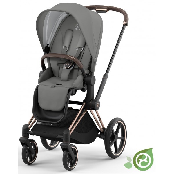 Cybex PRIAM 4.0 Otroški voziček | Eco/Conscious Pearl Grey