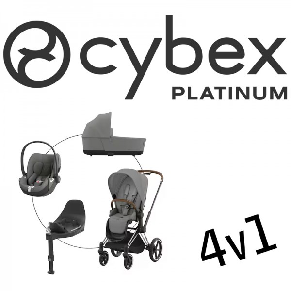 Cybex PRIAM 4.0 Komplet 4v1 | Mirage Grey