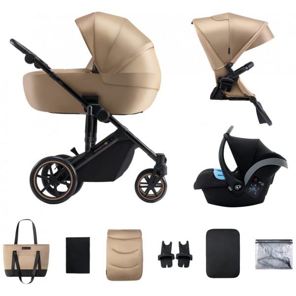 Kinderkraft Prime 2 Komplet 3v1 | Sandrose Beige