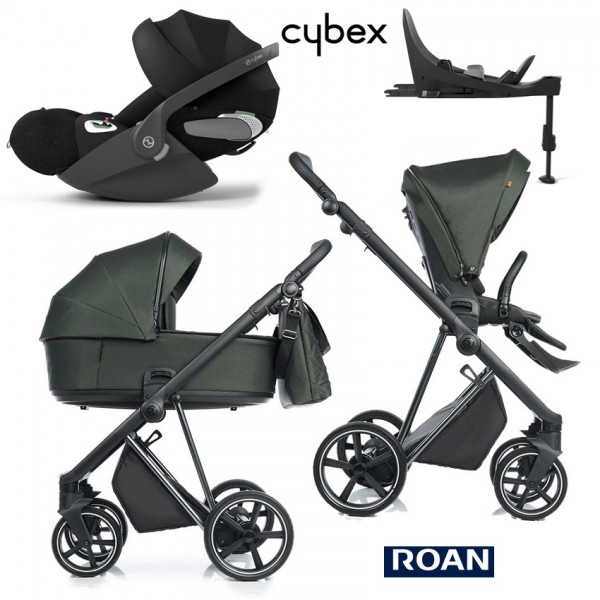 Roan IVI 2.0 4v1 | Cybex Cloud T i-Size| Isofix baza T 360 | Black Forest